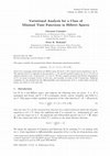 Research paper thumbnail of Variational analysis for a class of minimal time functions in Hilbert spaces