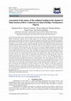 Research paper thumbnail of Assessment of the nature of the sediment loading in the channel of Mubi Section of River Yedzeram at Lokuwa Bridge, Northeastern Nigeria