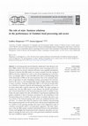 Research paper thumbnail of The role of state- business relations in the performance of Zambia’s food processing sub-sector