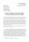 Research paper thumbnail of Literary Collectors as Literary Scribes: The Case of Đuro Ferić (1739–1820)