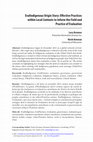 Research paper thumbnail of EvalIndigenous Origin Story: Effective Practices within Local Contexts to Inform the Field and Practice of Evaluation