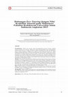 Research paper thumbnail of Hubungan Peer Tutoring dengan Nilai Keaktifan Tutorial pada Mahasiswa Fakultas Kedokteran Universitas Islam Indonesia Angkatan 2015