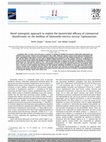 Research paper thumbnail of Novel synergistic approach to exploit the bactericidal efficacy of commercial disinfectants on the biofilms of Salmonella enterica serovar Typhimurium