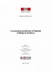 Research paper thumbnail of Locomotion prediction of bipedal walking in monkeys