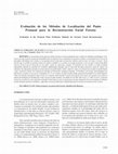 Research paper thumbnail of Evaluación de los Métodos de Localización del Punto Pronasal para la Reconstrucción Facial Forense