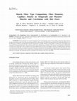 Research paper thumbnail of Muscle Fiber Type Composition, Fiber Diameter, Capillary Density in Temporalis and Masseter Muscles and Correlation with Bite Force