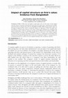 Research paper thumbnail of Impact of capital structure on firm's value: Evidence from Bangladesh