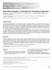 Research paper thumbnail of Silver Nitrate Aspiration: A Potentially Life-Threatening Complication