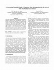 Research paper thumbnail of A Forecasting Capability Study of Empirical Mode Decomposition for the Arrival Time of a Parallel Batch System