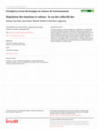 Research paper thumbnail of Régulation des émotions et valeurs : le cas des collectifs bio