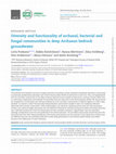 Research paper thumbnail of Diversity and functionality of archaeal, bacterial and fungal communities in deep Archaean bedrock groundwater