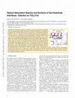 Research paper thumbnail of Optical Absorption Spectra and Excitons of Dye-Substrate Interfaces: Catechol on TiO2(110)