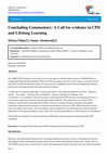 Research paper thumbnail of Concluding Commentary: A Call for evidence in CPD and Lifelong Learning