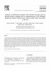 Research paper thumbnail of Analysis of Salmonella serotypes from selected carcasses and raw ground products sampled prior to implementation of the Pathogen Reduction; Hazard Analysis and Critical Control Point Final Rule in the US