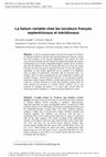 Research paper thumbnail of La liaison variable chez les locuteurs français septentrionaux et méridionaux