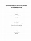 Research paper thumbnail of Determining the optimum operating parameters of a unipolar PWM inverter using experimental approach