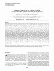 Research paper thumbnail of Influence of Spacing on the Thermal Efficiency of a Dual-Monolithic Catalytic Converter During Warmup