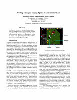 Research paper thumbnail of Writing Stratagus-Playing Agents in Concurrent ALisp