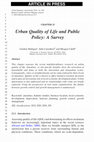 Research paper thumbnail of Urban Quality of Life and Public Policy: A Survey