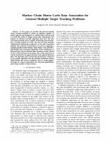 Research paper thumbnail of Markov Chain Monte Carlo Data Association for General Multiple Target Tracking Problems