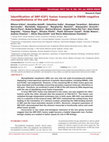 Research paper thumbnail of Identification of SRF-E2F1 fusion transcript in EWSR-negative myoepithelioma of the soft tissue