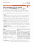 Research paper thumbnail of Hh/Gli antagonist in acute myeloid leukemia with CBFA2T3-GLIS2 fusion gene