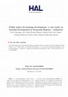 Research paper thumbnail of Public policy for housing development: a case study on housing development in Semarang Regency - Indonesia