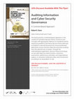 Research paper thumbnail of Auditing Information and Cyber Security Governance: A Controls-Based Approach