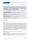 Research paper thumbnail of From internationalization to local markets poverty alleviation and competitiveness in the agro-industrial sector of Latin America