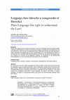 Research paper thumbnail of Lenguaje claro (derecho a comprender el Derecho) = Plain Language (the right to understand the Law)