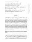 Research paper thumbnail of Bases Para La Privatización Del Derecho Concursal