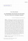 Research paper thumbnail of All Properties are Divine or God Exists - The Sacred Thesis and its Ontological Argument