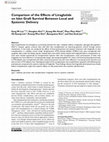 Research paper thumbnail of Comparison of the Effects of Liraglutide on Islet Graft Survival Between Local and Systemic Delivery