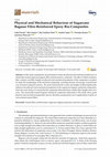 Research paper thumbnail of Physical and Mechanical Behaviour of Sugarcane Bagasse Fibre-Reinforced Epoxy Bio-Composites