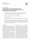 Research paper thumbnail of Determination of Measurement Points in Urban Environments for Assessment of Maximum Exposure to EMF Associated with a Base Station