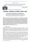 Research paper thumbnail of Smart Agriculture Using Iot﻿