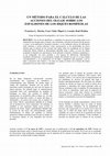 Research paper thumbnail of Un método para el cálculo de las acciones del oleaje sobre los espaldones de los diques rompeolas