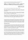 Research paper thumbnail of Desafíos a la historia del Derecho en el Perú a propósito del Bicentenario. Un Manifiesto para una integración de perspectivas