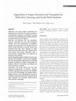 Research paper thumbnail of Opposition to Organ Donation and Transplant by Midwifery, Nursing, and Social Work Students