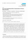 Research paper thumbnail of Secure and Authenticated Data Communication in Wireless Sensor Networks