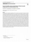 Research paper thumbnail of Economic feasibility analysis and optimization of hybrid renewable energy systems for rural electrification in Peru