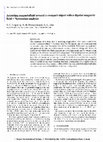 Research paper thumbnail of Accreting Magnetofluid around a Compact Object with a Dipolar Magnetic Field - Newtonian Analysis