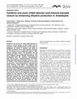 Research paper thumbnail of Cytokinin and auxin inhibit abscisic acid-induced stomatal closure by enhancing ethylene production in Arabidopsis