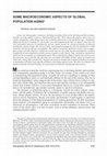 Research paper thumbnail of Some Macroeconomic Aspects of Global Population Aging