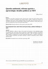 Research paper thumbnail of Questão ambiental, reforma agrária e agroecologia: desafios políticos ao MST