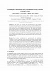 Research paper thumbnail of Formulações e heurı́sticas para os problemas leasing k-median e leasing k-center