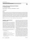 Research paper thumbnail of A Review of the Use of Psychoacoustic Indicators on Soundscape Studies