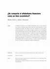 Research paper thumbnail of ¿Se comporta el alfabetismo financiero como un bien económico?