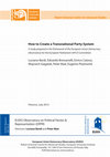 Research paper thumbnail of How to Create a Transnational Party System