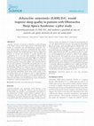 Research paper thumbnail of Achyrocline satureioides (LAM) D.C. would improve sleep quality in patients with Obstructive Sleep Apnea Syndrome: a pilot study